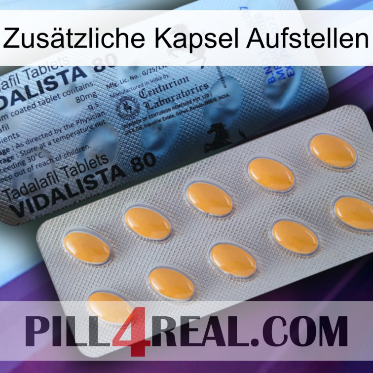 Zusätzliche Kapsel Aufstellen 44